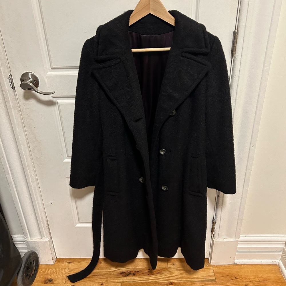 Vintage llama / mohair coat in perfect condition size small